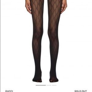 GUCCI GG LOGO TIGHTS